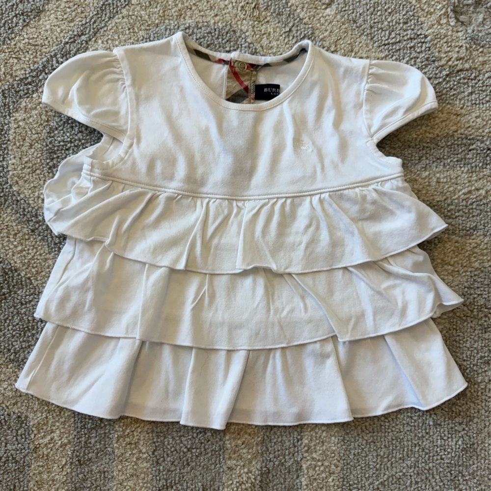 Burberry 2Y Peplum Shirt